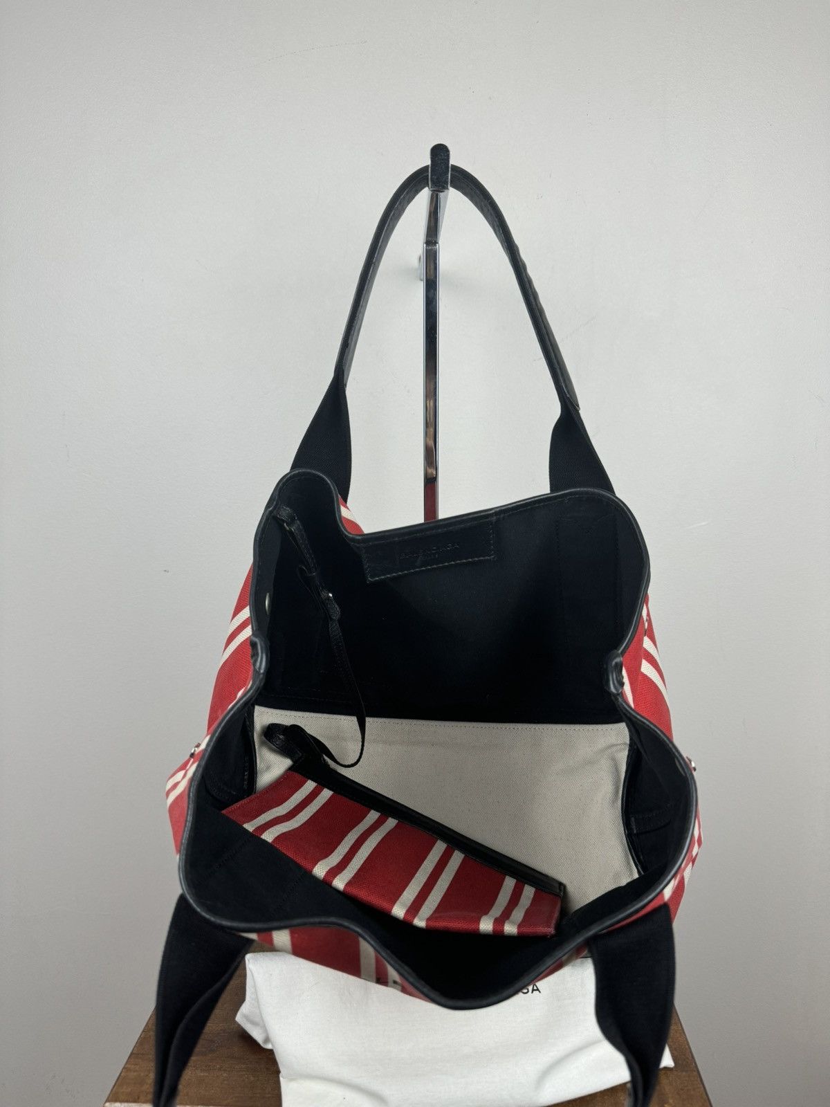 Balenciaga Balenciaga Navy Cabas Handbag original casual item Size ONE SIZE - 5 Thumbnail