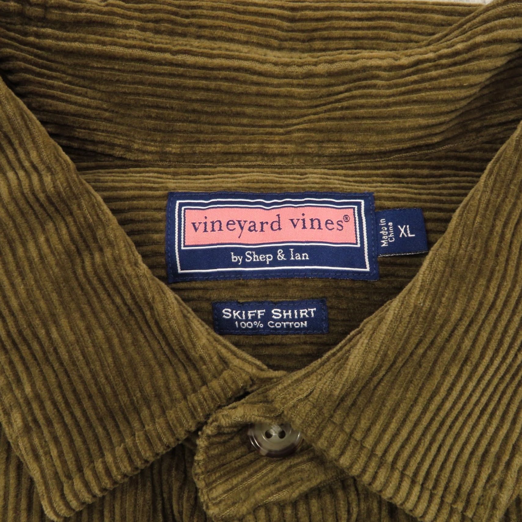 Vineyard Vines Vineyard Vines Skiff Shirt X L Men Brown Corduroy Shirt Jac Overshirt Jacket Prep Size US XL / EU 56 / 4 - 4 Thumbnail