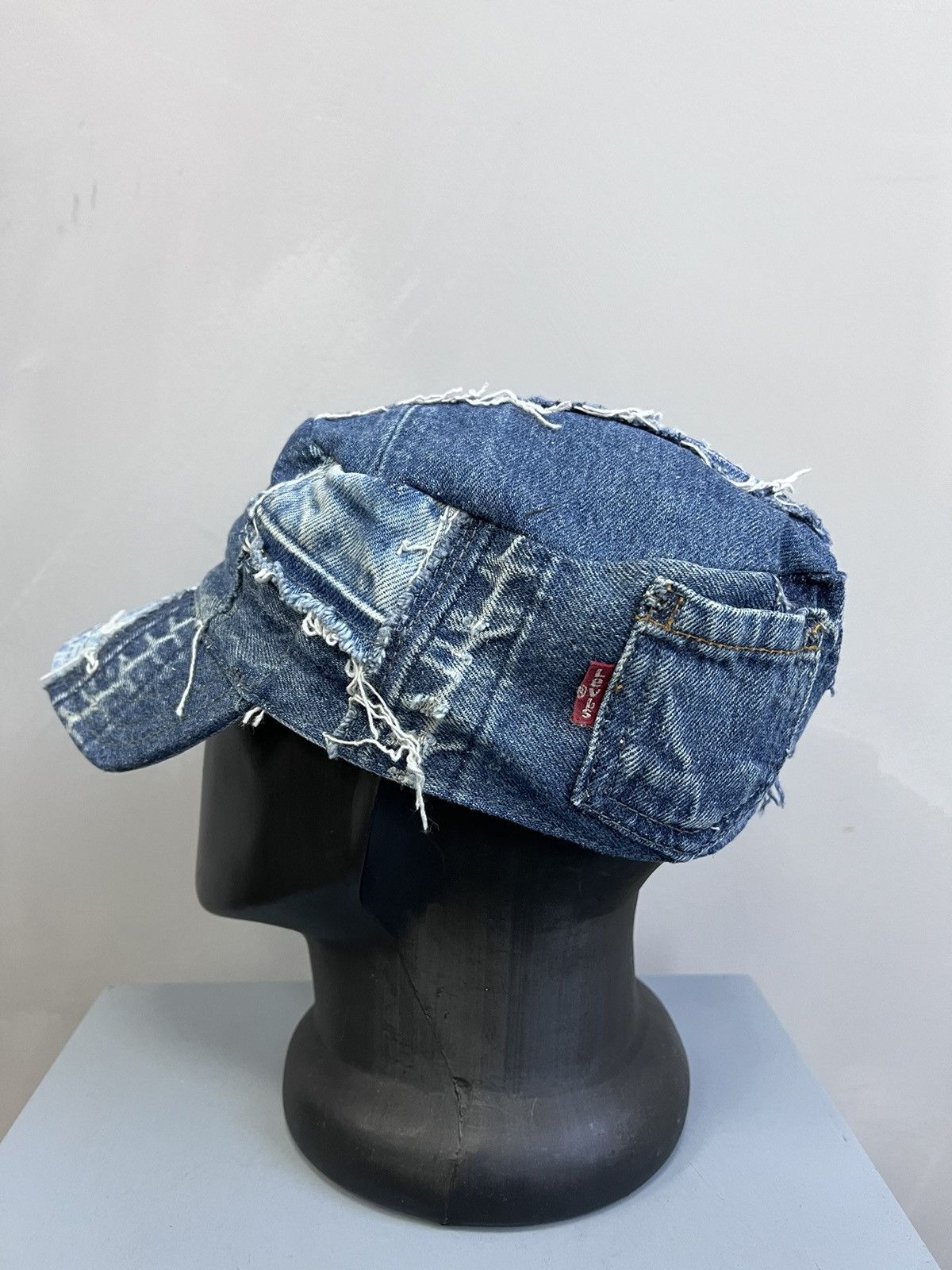 Kapital × Levi's DISTRESSED PATCHWORK REWOKED KAPITAL style CAP Size ONE SIZE - 5 Thumbnail
