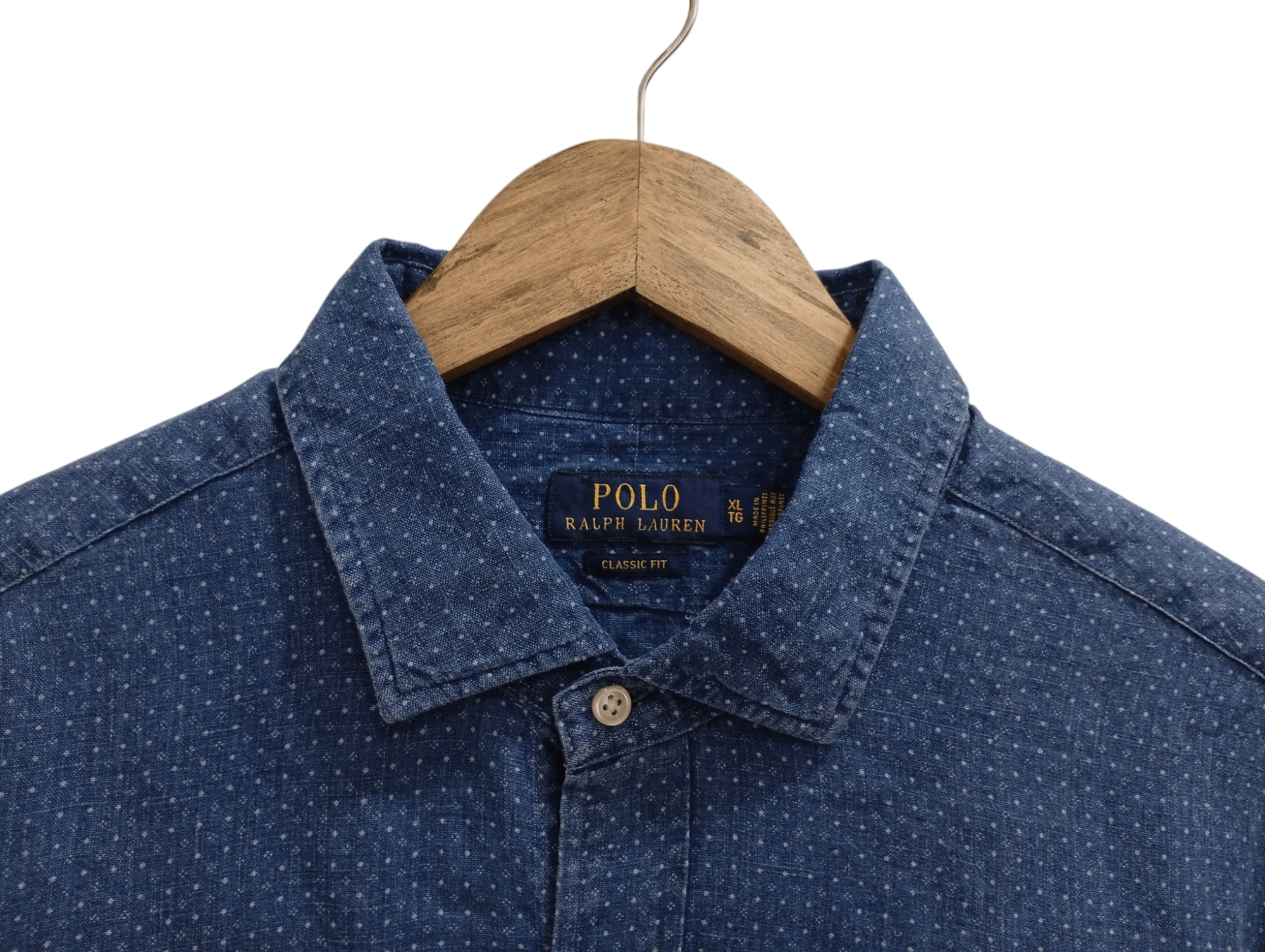 Indigo × Polo Ralph Lauren 🔥🔥Polo Ralph Lauren Indigo LS Shirt Size US XL / EU 56 / 4 - 14 Thumbnail