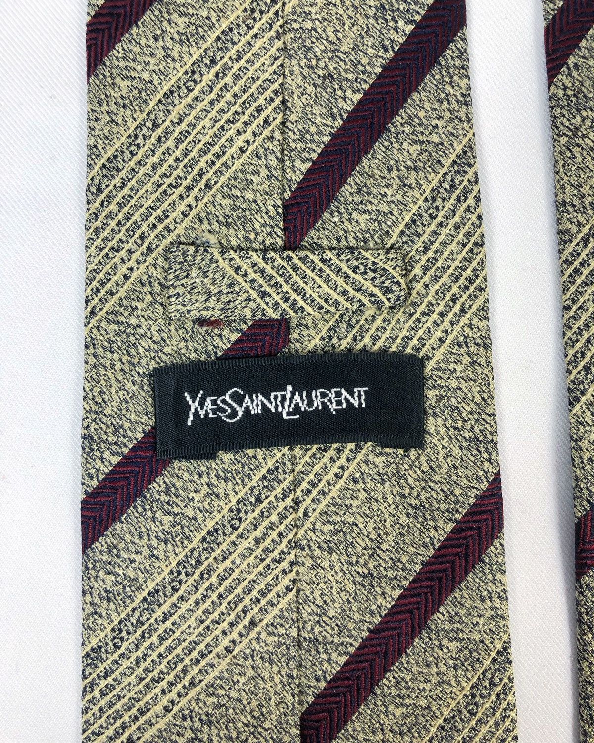 Vintage × Yves Saint Laurent Rare Vintage Yves Saint Laurent Silk Tie Size ONE SIZE - 5 Thumbnail