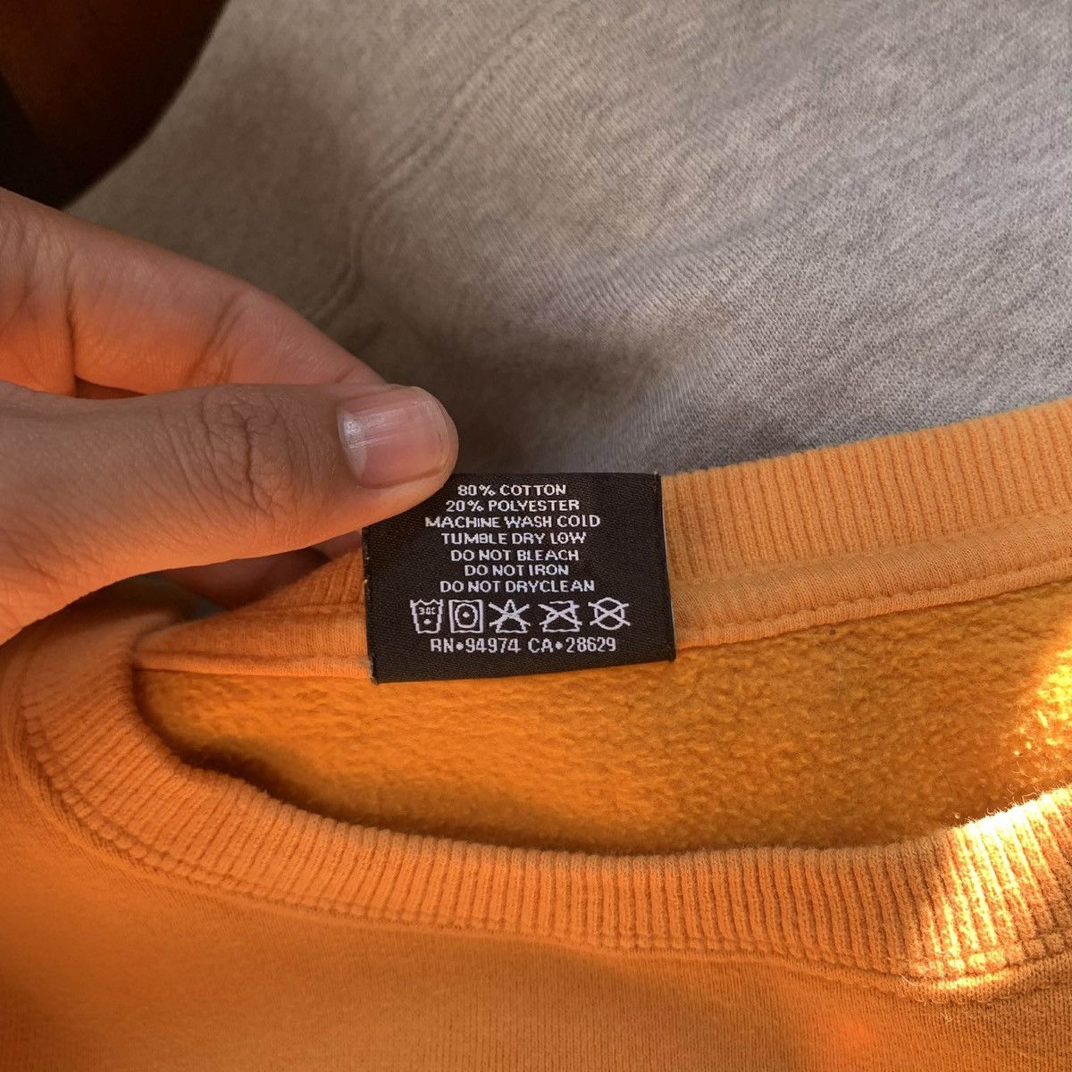Stussy Orange Stüssy embroidered crewneck sweatshirt Size US M / EU 48-50 / 2 - 4 Thumbnail