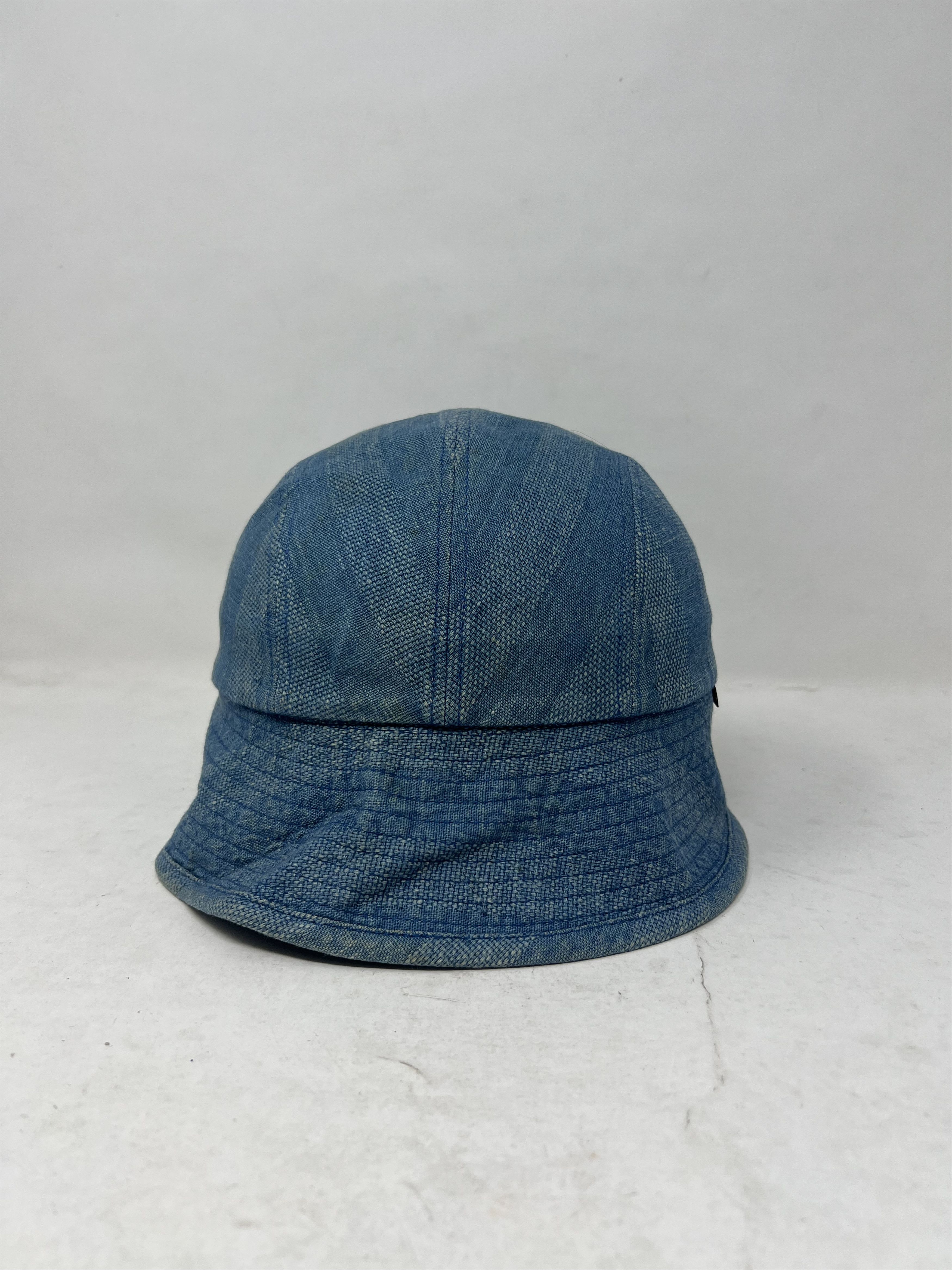 Japanese Brand Janeriver Kendo Indigo Workwear Bucket Hat Size ONE SIZE - 5 Thumbnail