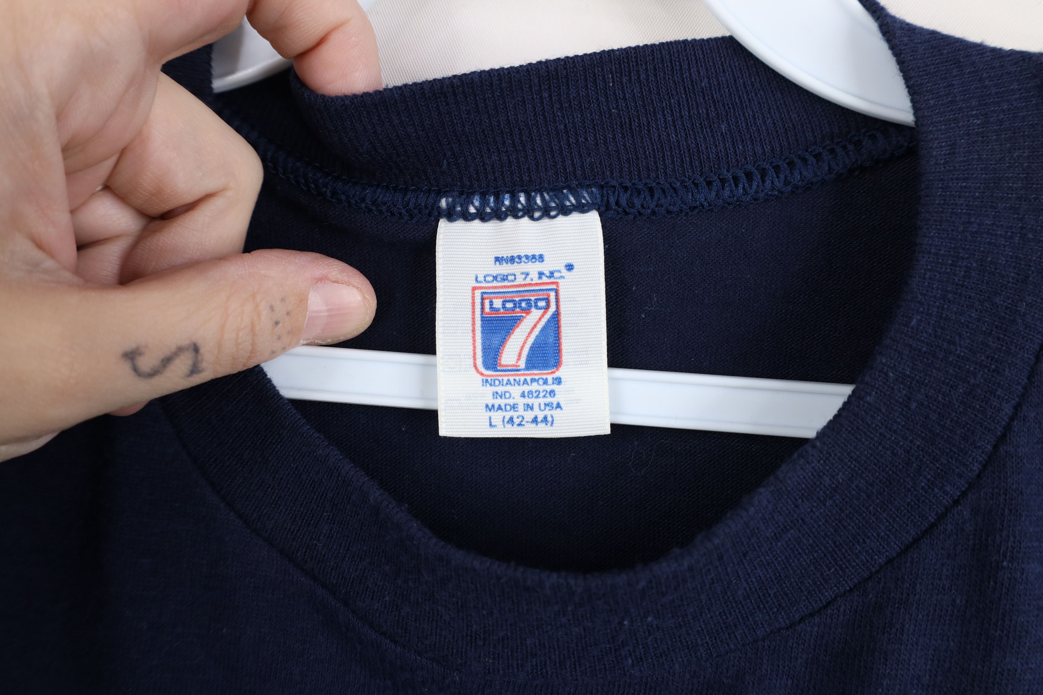 Vintage Vintage 80s 90s Boston Red Sox Baseball T-Shirt Blue USA Size US L / EU 52-54 / 3 - 8 Thumbnail