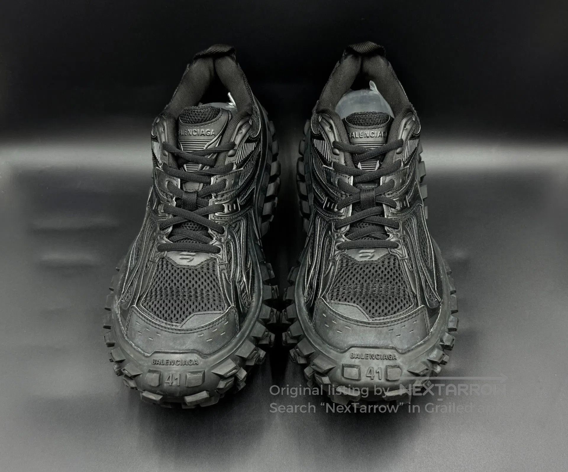 Balenciaga Balenciaga Defender Black Low-Top Dad Shoes. Size US 8 / EU 41 - 2 Thumbnail