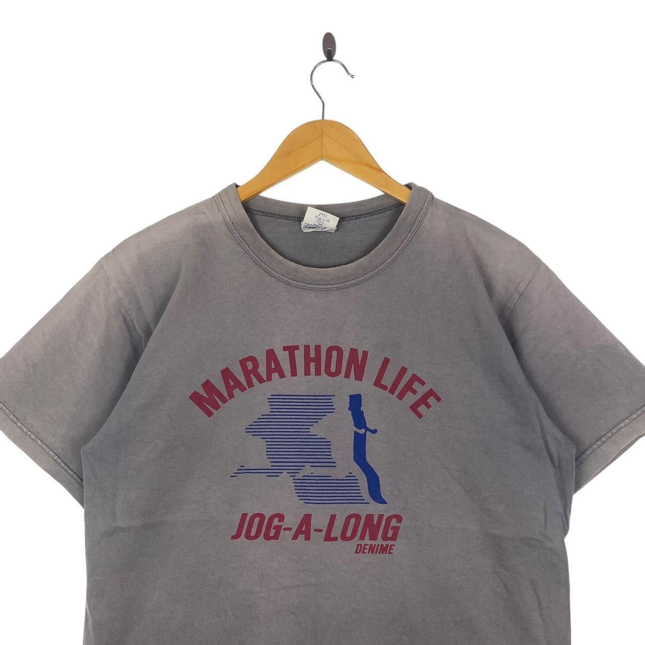 Vintage Vintage DENIME JAPAN Marathon Life Natural Dyed Tee Size US L / EU 52-54 / 3 - 2 Thumbnail