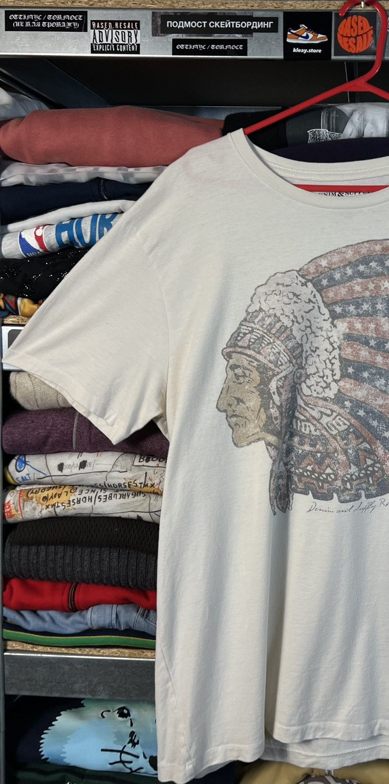 Denim & Supply Ralph Lauren *RARE* Denim & Supply Ralph Lauren Aztec USA Flag Shirt Size US L / EU 52-54 / 3 - 3 Thumbnail