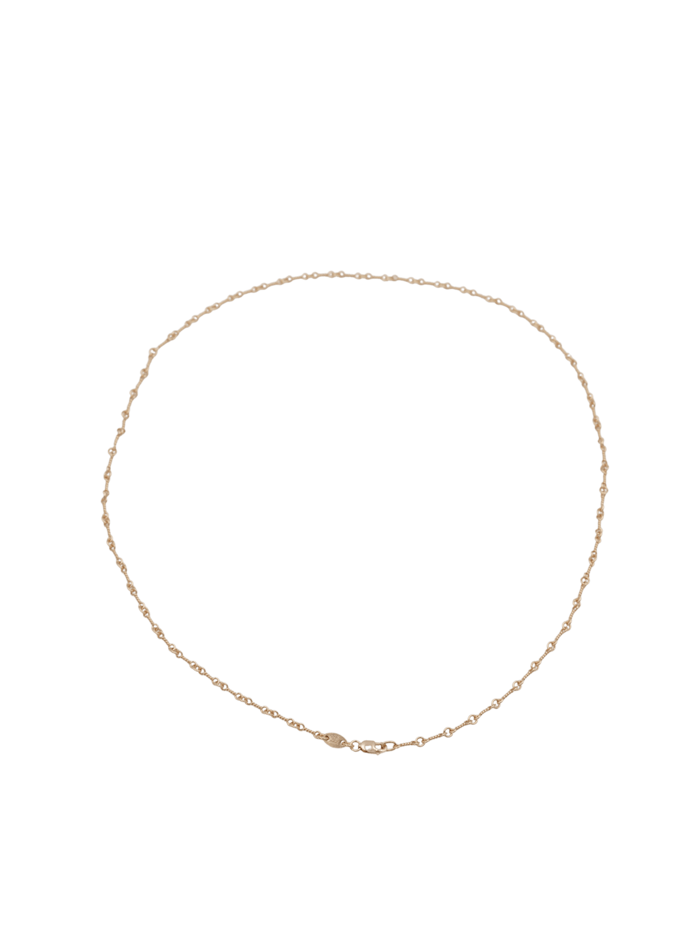 Chrome Hearts 22K Gold Twist Chain Necklace - 20 inch