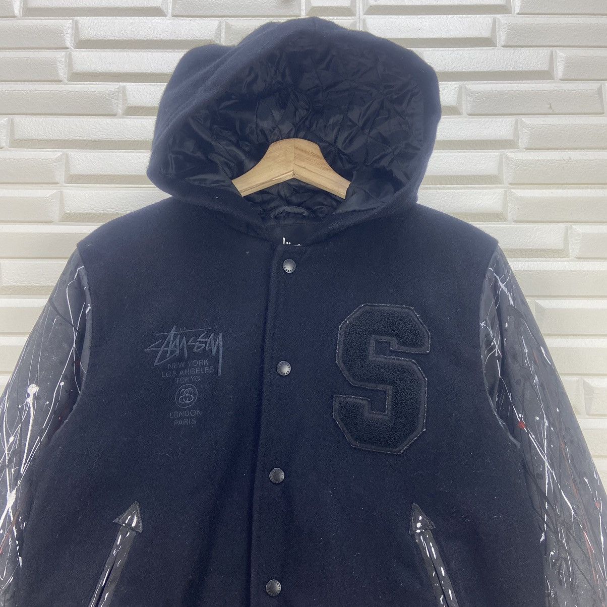 Stussy Custom Made Painting Color Stussy Spell Out Big Logo Varsity Size US S / EU 44-46 / 1 - 4 Thumbnail