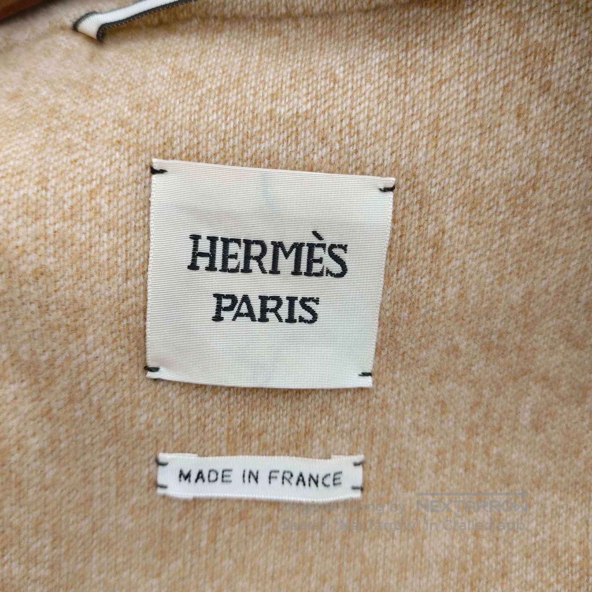 Hermes Hermes Beige Cashmere Buckle Coat. Size US XS / EU 42 / 0 - 4 Thumbnail