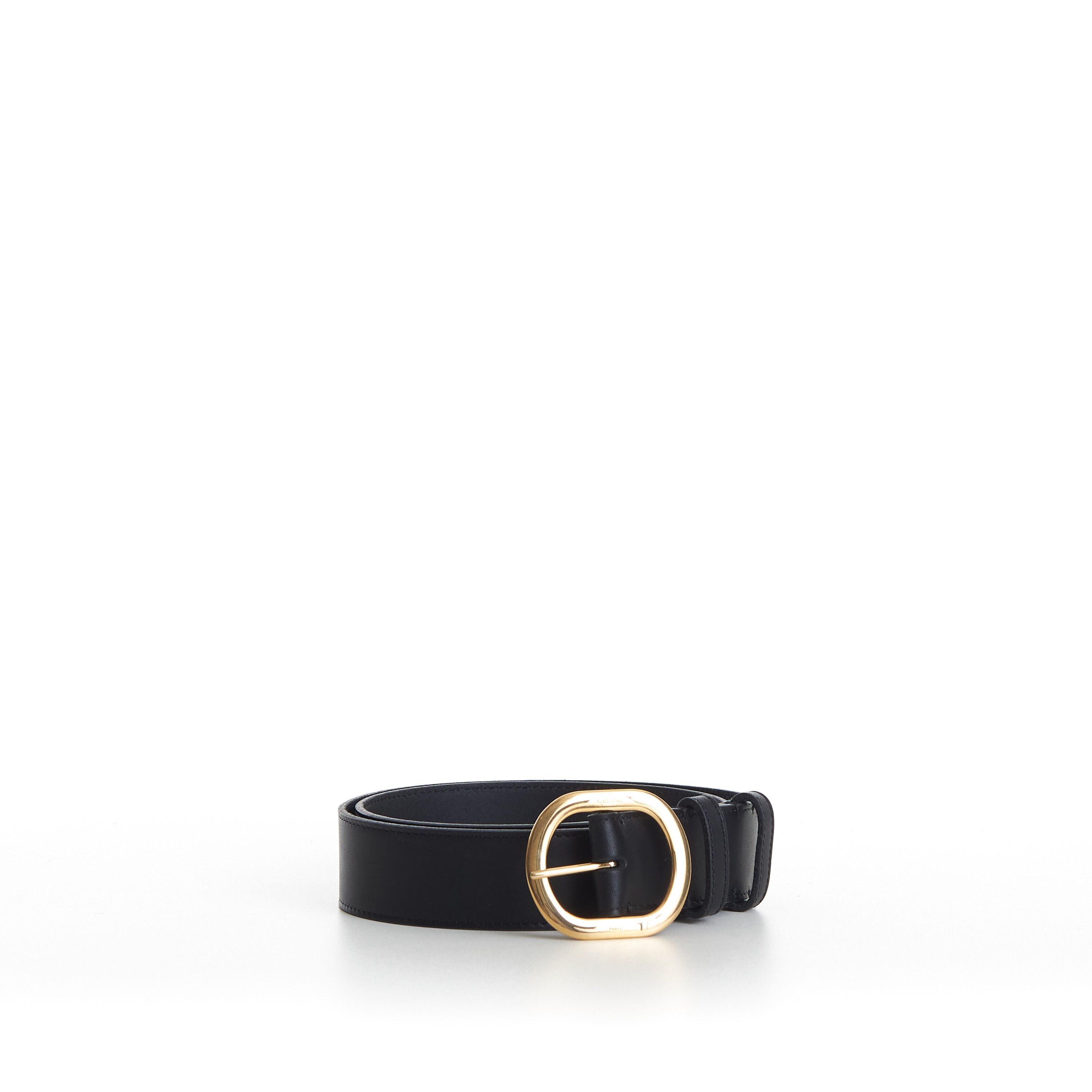Celine Black Leather Large Lulu Belt - Vintage Calfskin Size80 Size ONE SIZE - 3 Thumbnail