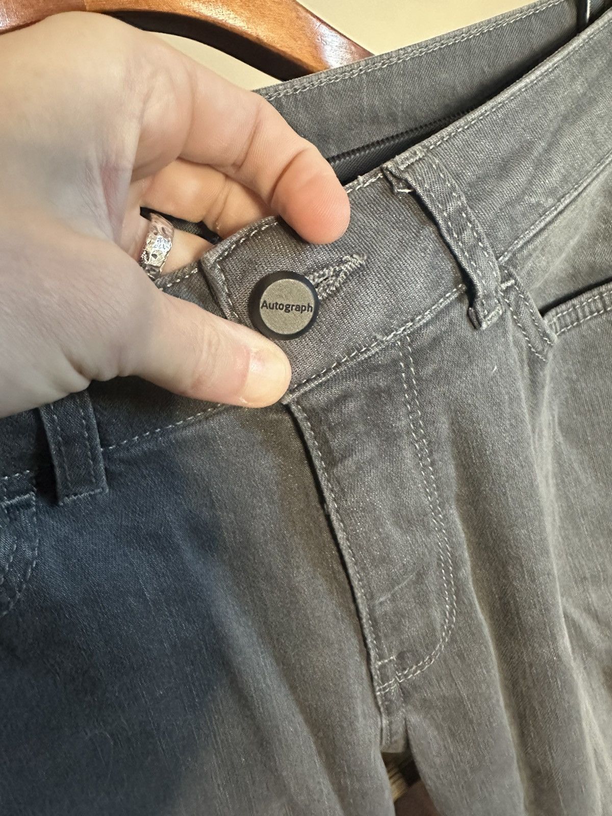 Marks & Spencer Autograph M&S designer gray slim denim jeans Size 28" / US 6 / IT 42 - 3 Thumbnail