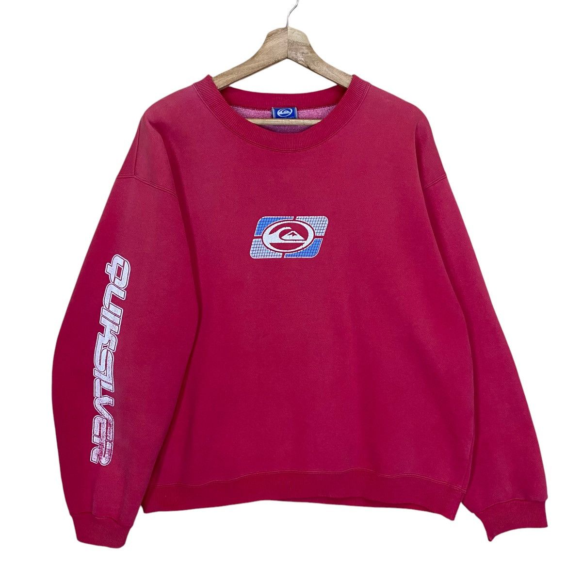 Vintage 90s Quiksilver Big Logo Crewneck Sweatshirt