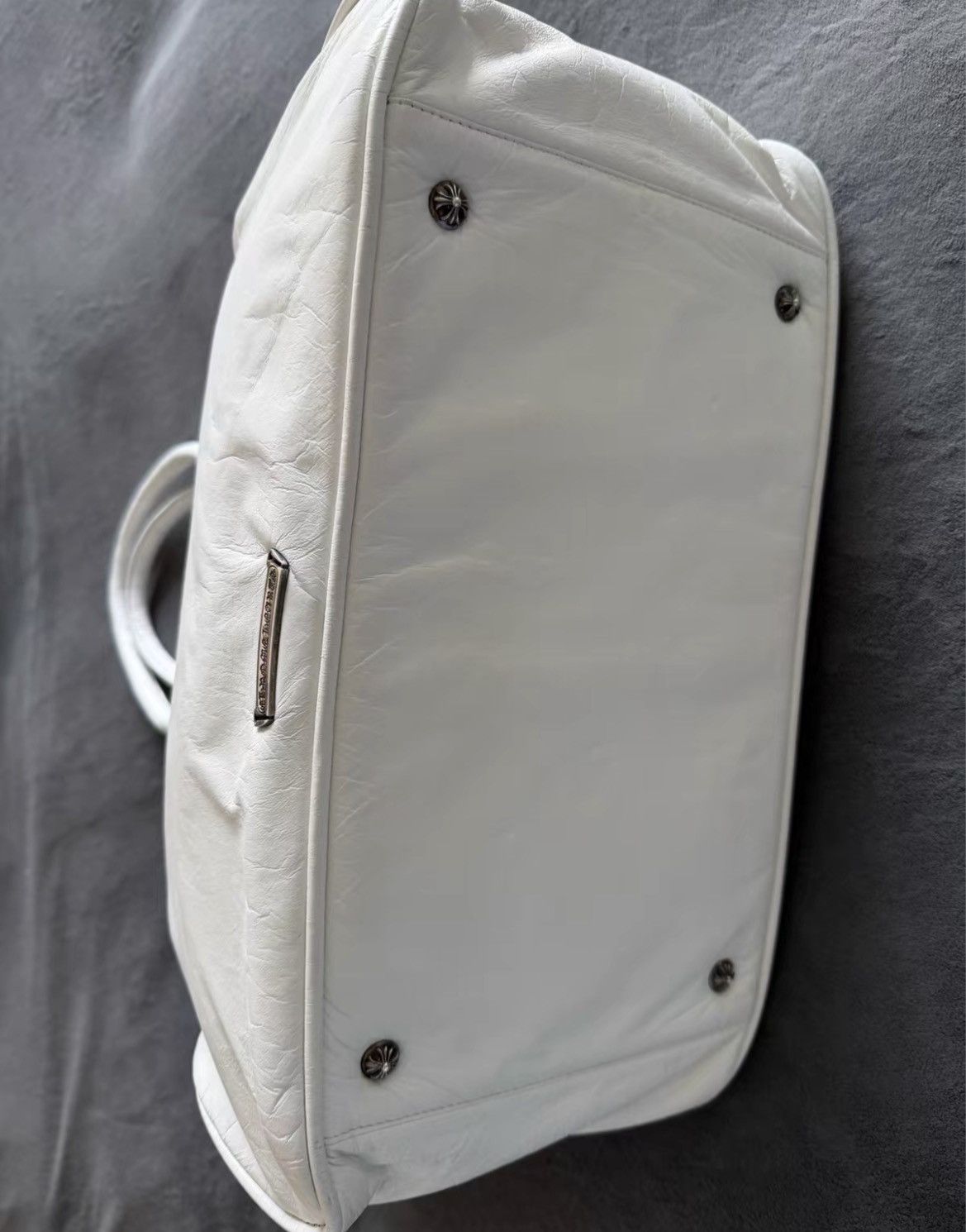 Chrome Hearts Chrome Hearts White Bowling Bag Size ONE SIZE - 7 Thumbnail
