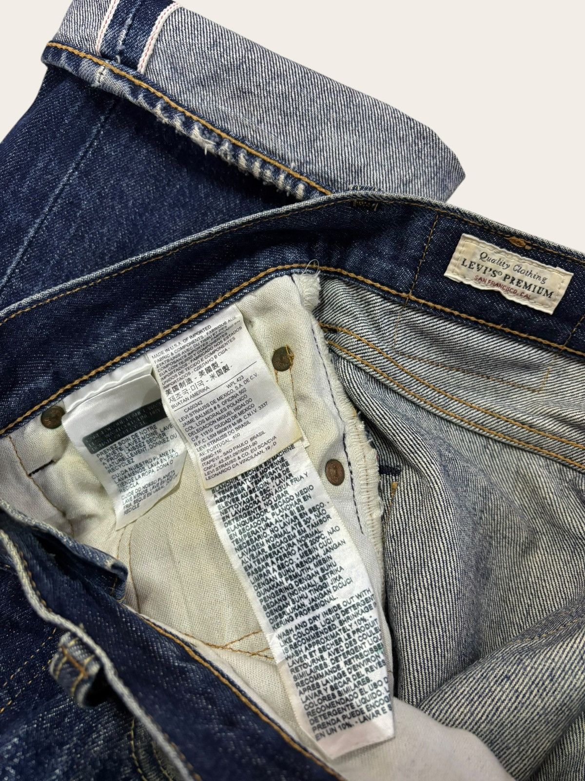 Levi's 90s Levis Lot 501 Big E Selvedge Jeans Size US 30 / EU 46 - 14 Thumbnail