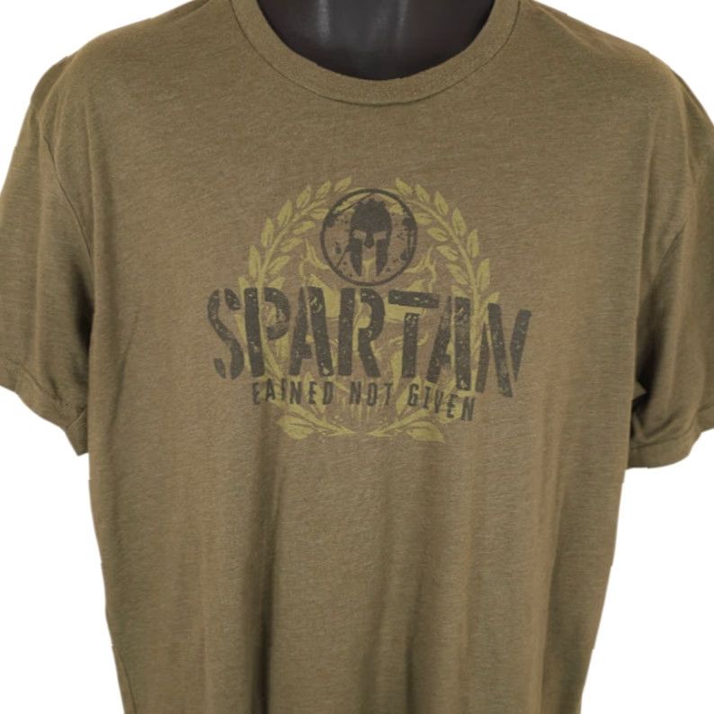 Vintage **Green Earned Not Given Spartan Race T-Shirt Mens XL** User: Green Earned Not Given Spartan Race T-Shirt Mens XL Size US XL / EU 56 / 4 - 2 Thumbnail