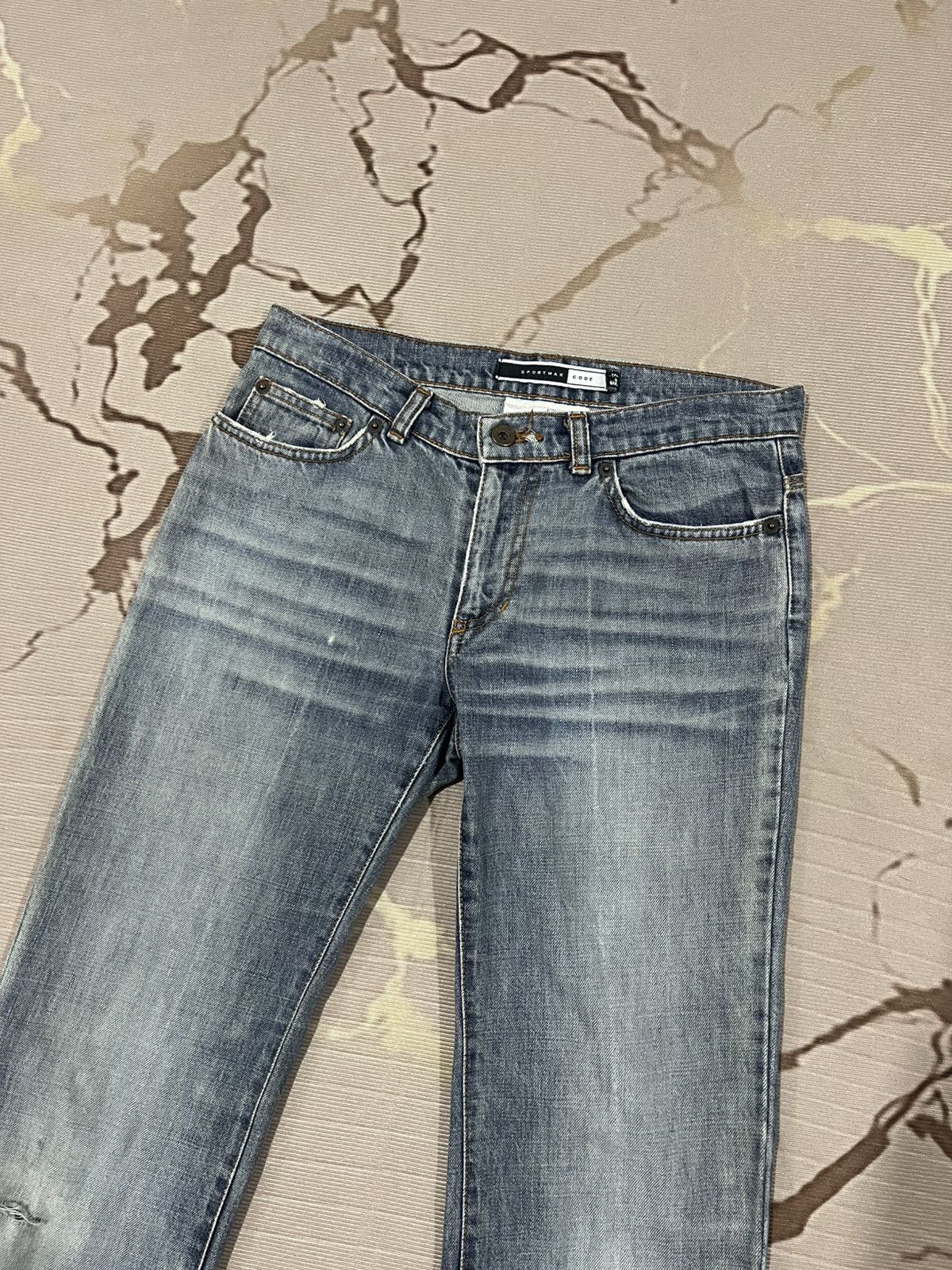 Sportmax Sportmax Code Max Mara Bootcut Denim Jeans Size 28" / US 6 / IT 42 - 2 Thumbnail
