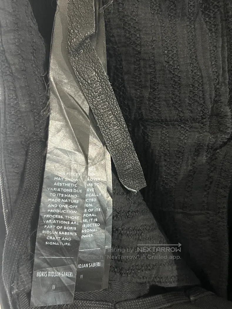Boris Bidjan Saberi Boris Bidjan Saberi Size S trousers Size US 30 / EU 46 - 9 Thumbnail