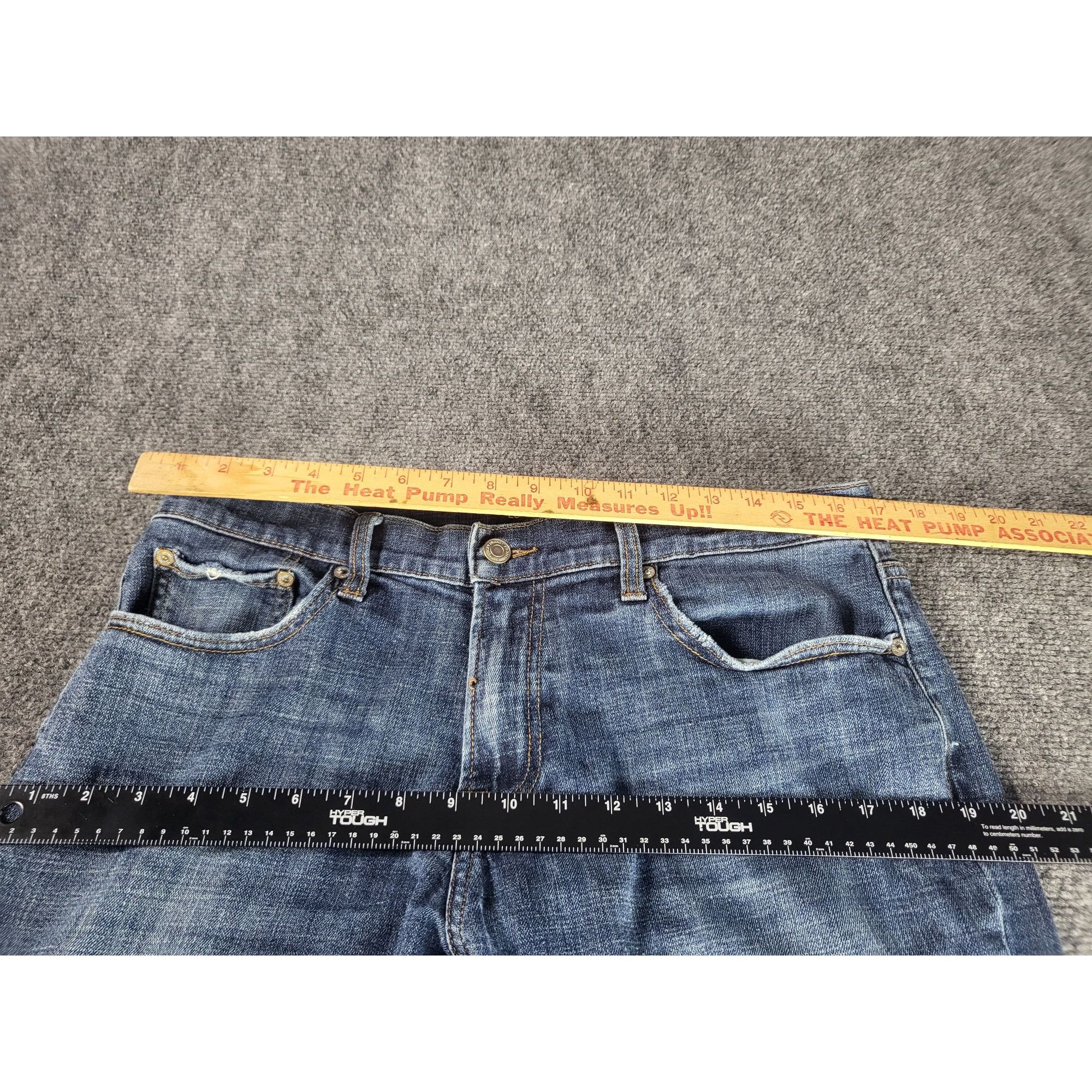 Lucky Brand Lucky Brand 221 Straight Jeans Men Sz 34/30 Blue Denim Durab Size US 34 / EU 50 - 5 Thumbnail
