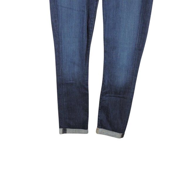 7 For All Mankind 7 For All Mankind High Rise Crop & Rolled Skinny Jean Womens Size 27" / US 4 / IT 40 - 3 Thumbnail