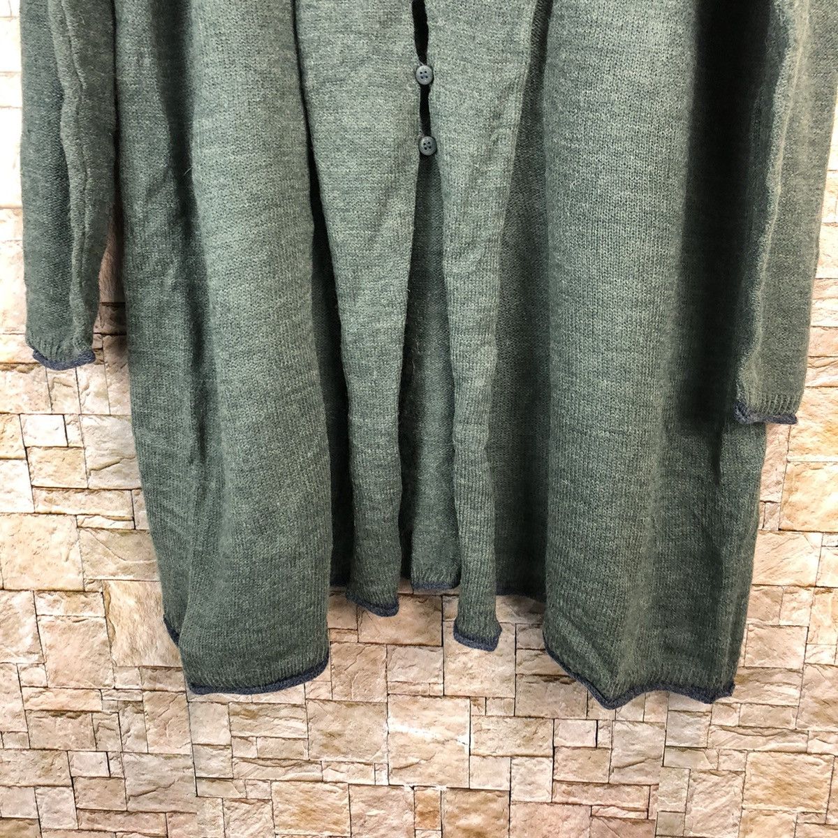 Japanese Brand Northen Truck Green Cardigan Knitwear #A813 Size M / US 6-8 / IT 42-44 - 6 Thumbnail