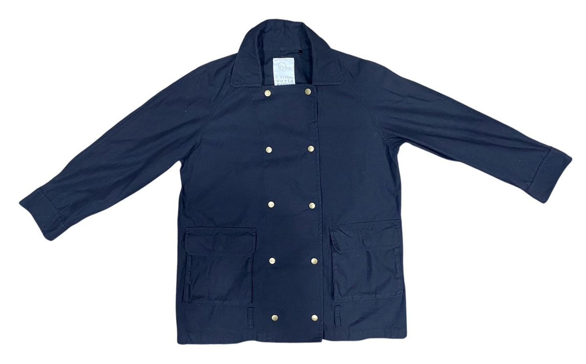 If Only Was True E HYPHEN World Gallery Double Breasted Jacket Size US M / EU 48-50 / 2 - 2 Thumbnail