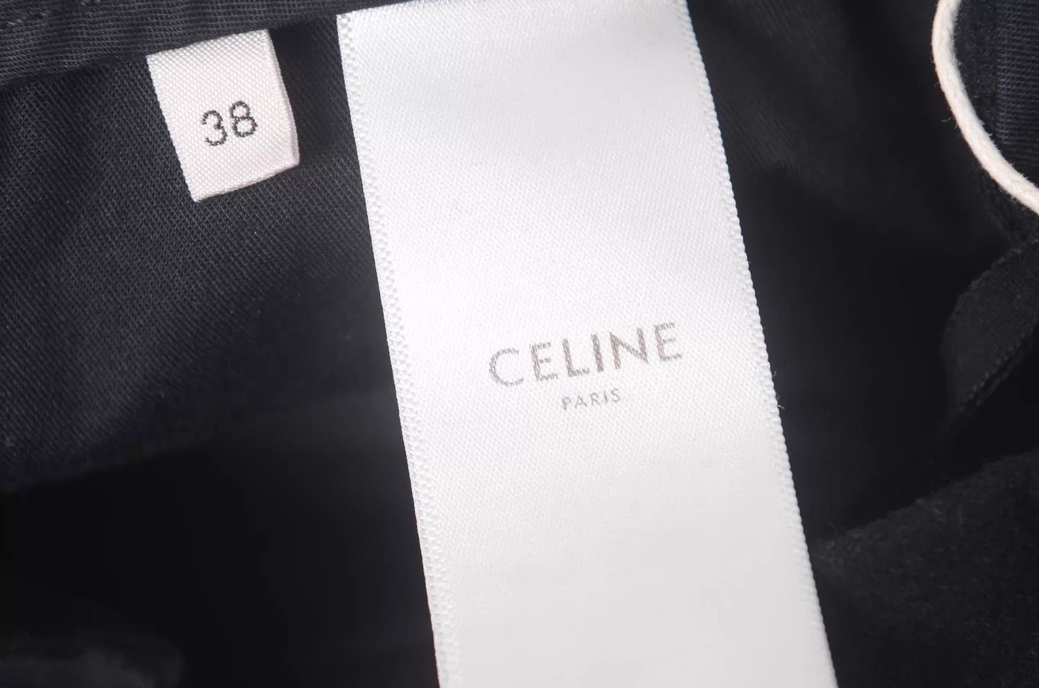 Celine Celine solid cotton/wool chinos S Size 26" / US 2 / IT 38 - 2 Thumbnail
