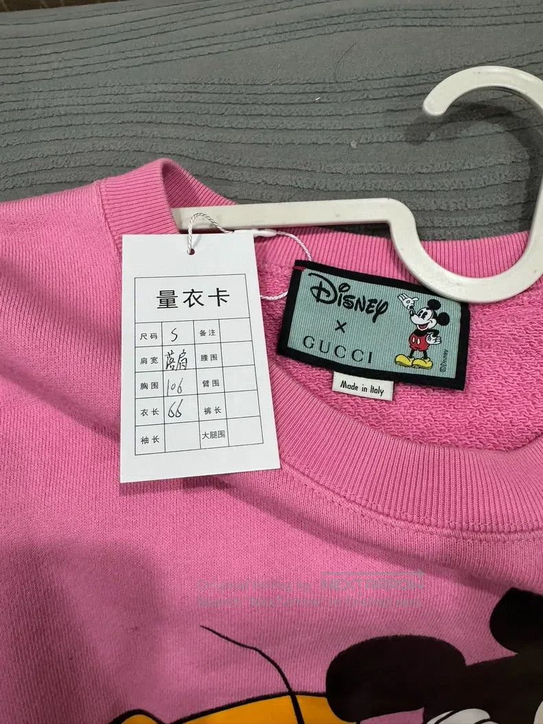 Gucci Gucci Pink Disney Mickey co-branded sweatshirt Size S / US 4 / IT 40 - 3 Thumbnail