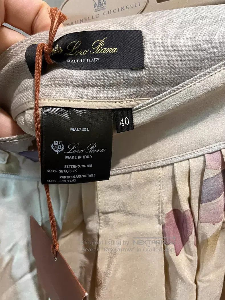 Loro Piana Loro Piana 2023 Floral Print Silk Skirt Size 26" / US 2 / IT 38 - 6 Thumbnail