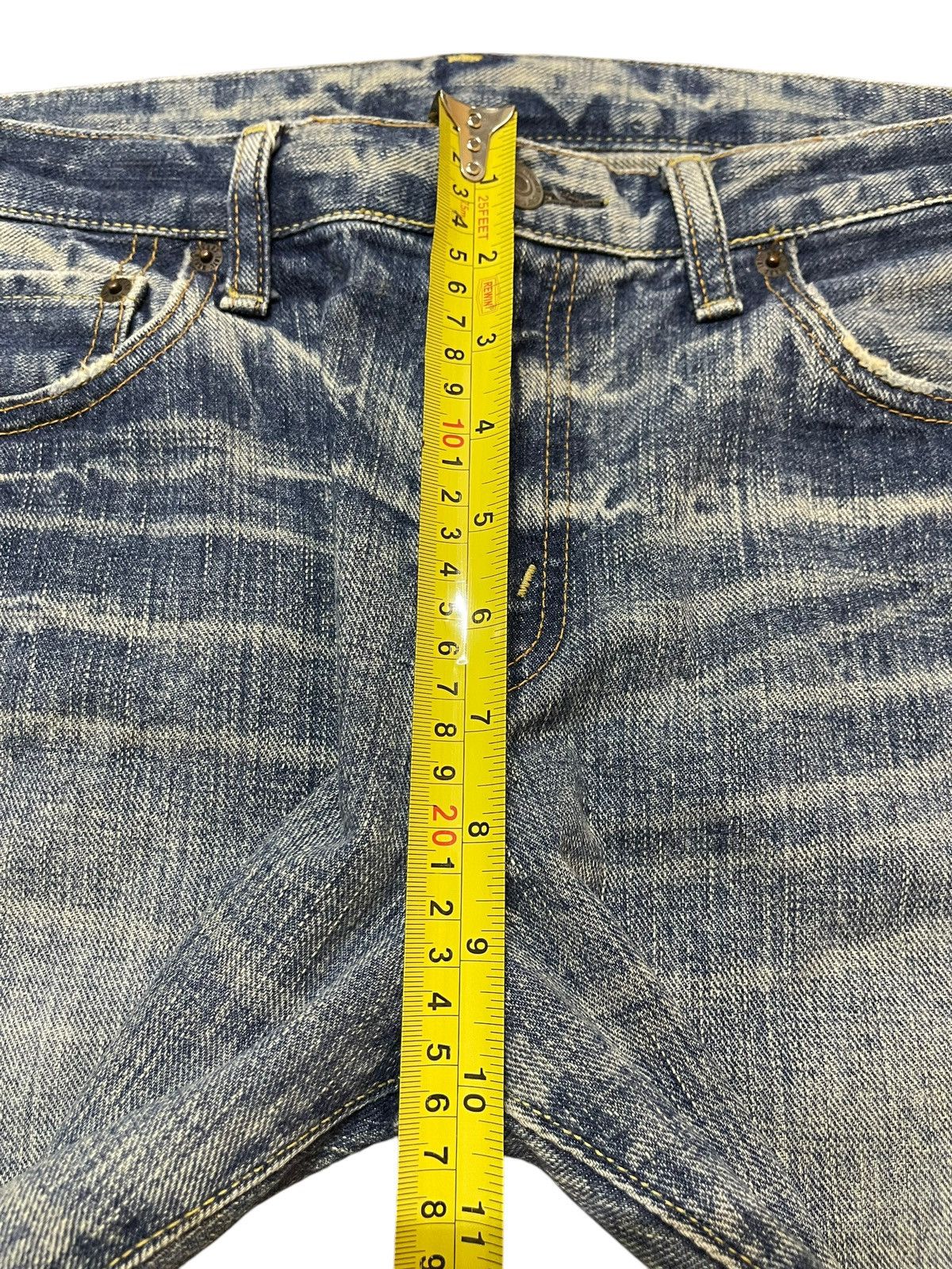 14th Addiction Vintage Japanese Brand Faded Wash Distressed Style Jeans Size US 32 / EU 48 - 14 Thumbnail