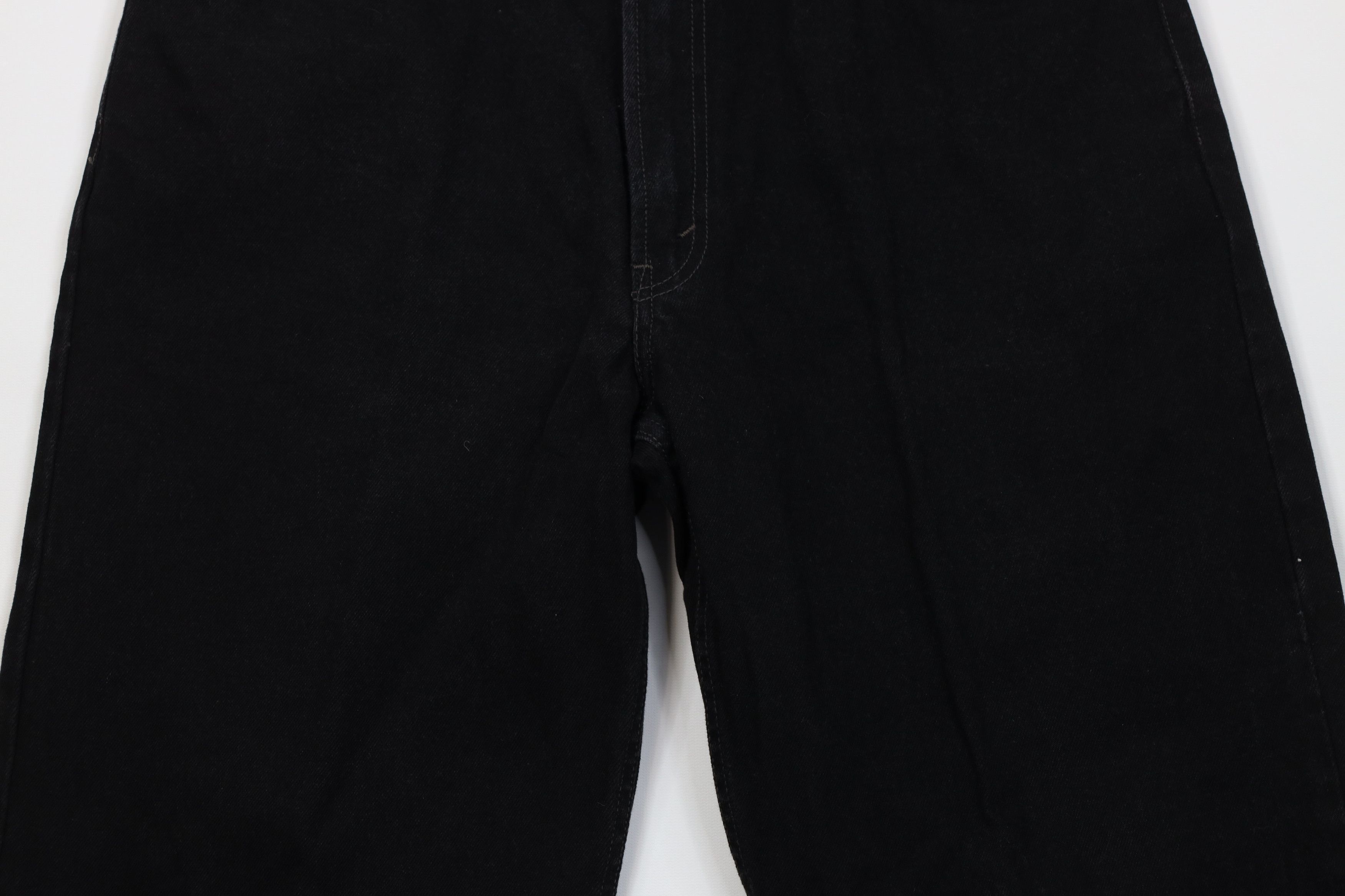 Levi's Vintage Y2K Levis 550 Relaxed Fit Wide Leg Denim Jeans Black Size US 38 / EU 54 - 3 Thumbnail