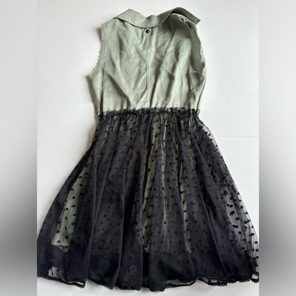 Diesel Y2K Diesel denim and Lace Dress Size XS / US 0-2 / IT 36-38 - 2 Thumbnail