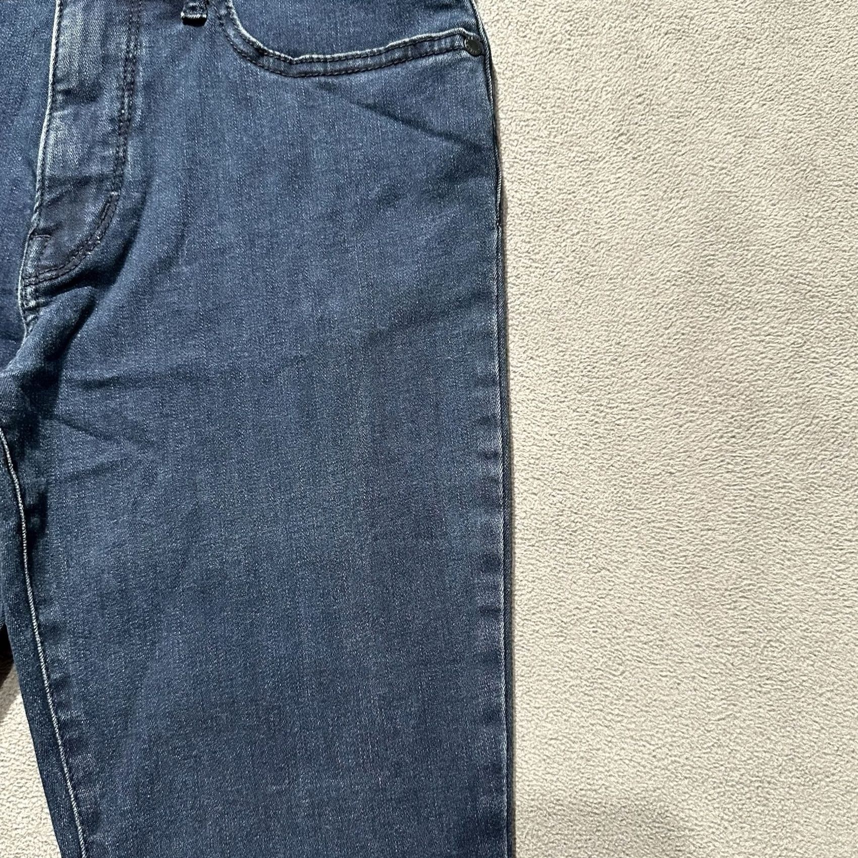 Vintage Falls Creek Jeans Womens 8 Blue Denim Dark Wash High Rise Skinny Stretch Size 30" / US 8 / IT 44 - 7 Thumbnail
