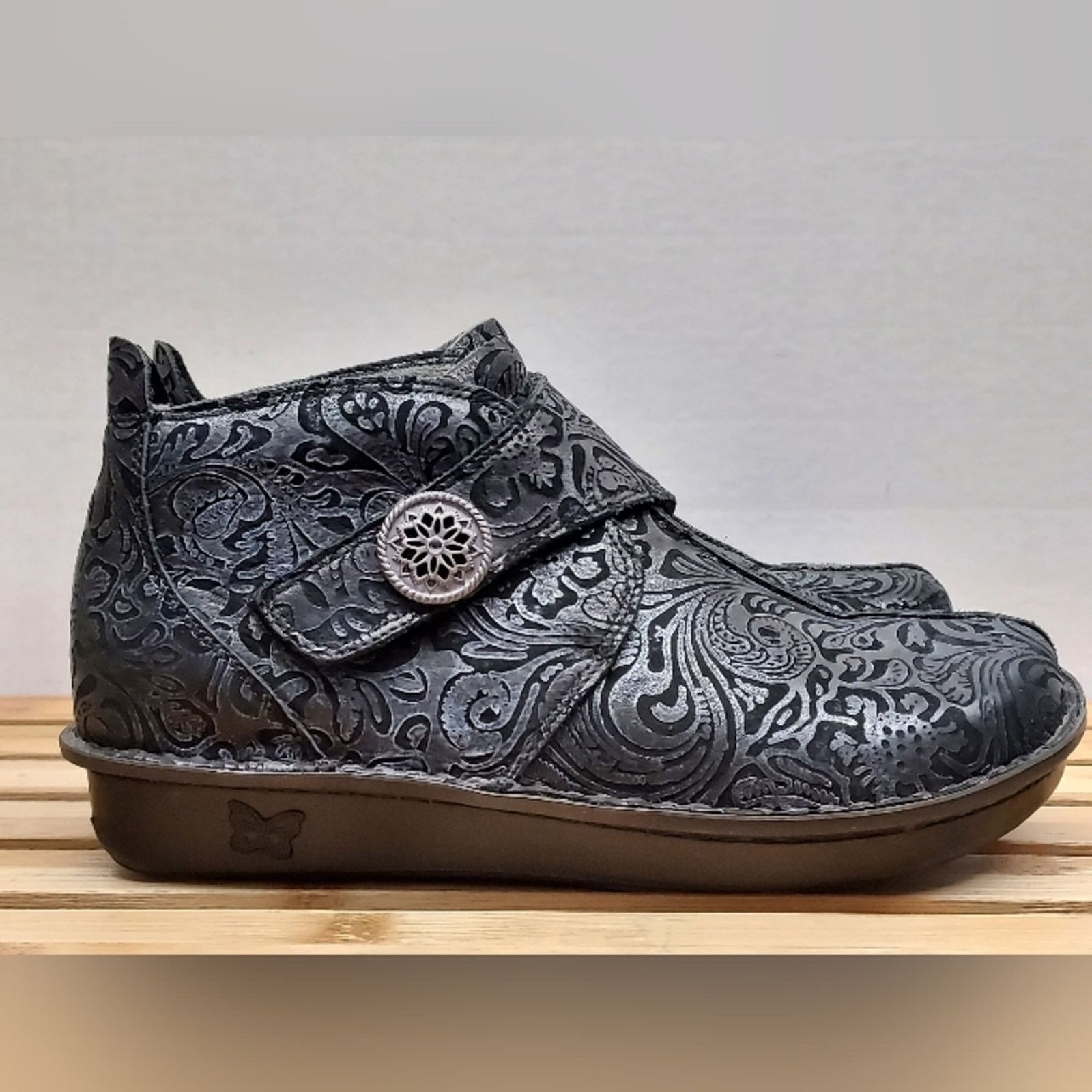 Other Alegria Womens Black Caiti Booties Size 41 (10.5) Size US 10.5 / IT 40.5 - 3 Thumbnail