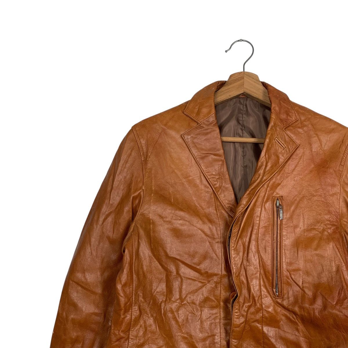 Japanese Brand Japanese Brand Onboard Leather Jacket Size US M / EU 48-50 / 2 - 6 Thumbnail