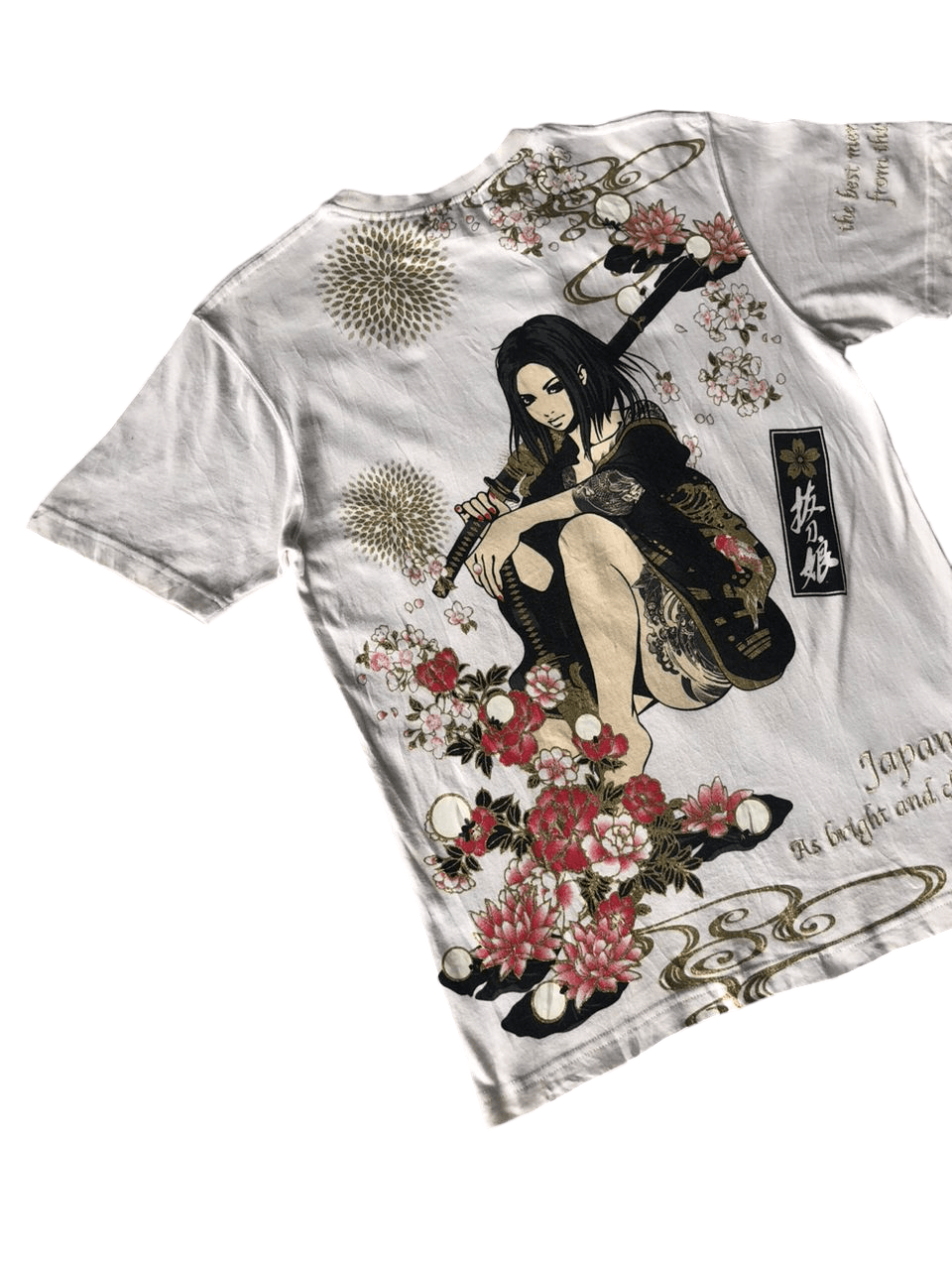 Japanese Brand Vintage Sukajan Divine Retribution Samurai Girl Size US M / EU 48-50 / 2 - 3 Thumbnail