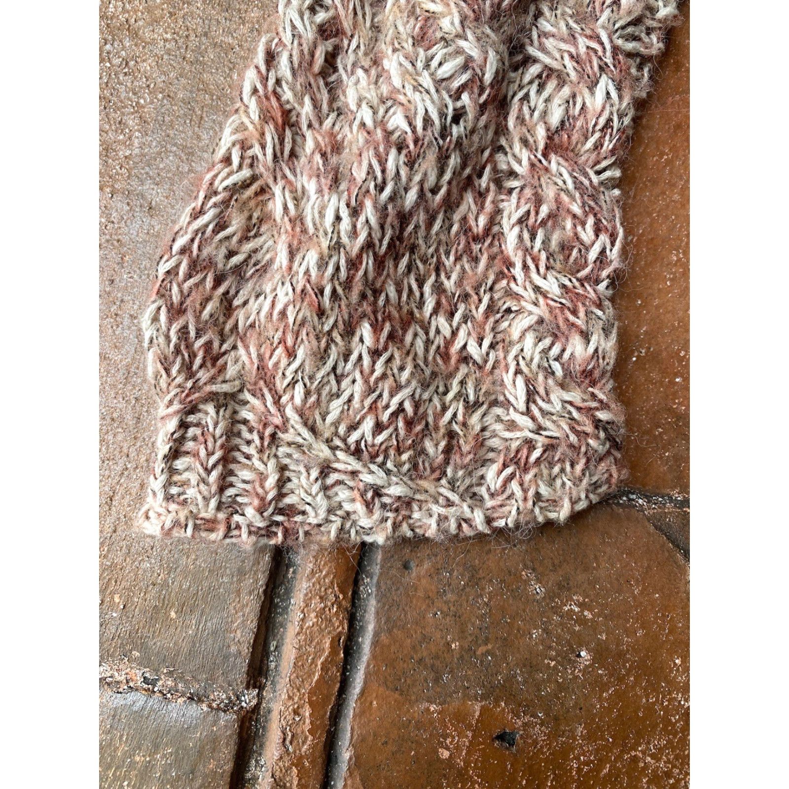 Free People Free People Cable Knit Alpaca/Wool Blend Long Sleeve Pullover Sweater Small Size S / US 4 / IT 40 - 4 Thumbnail