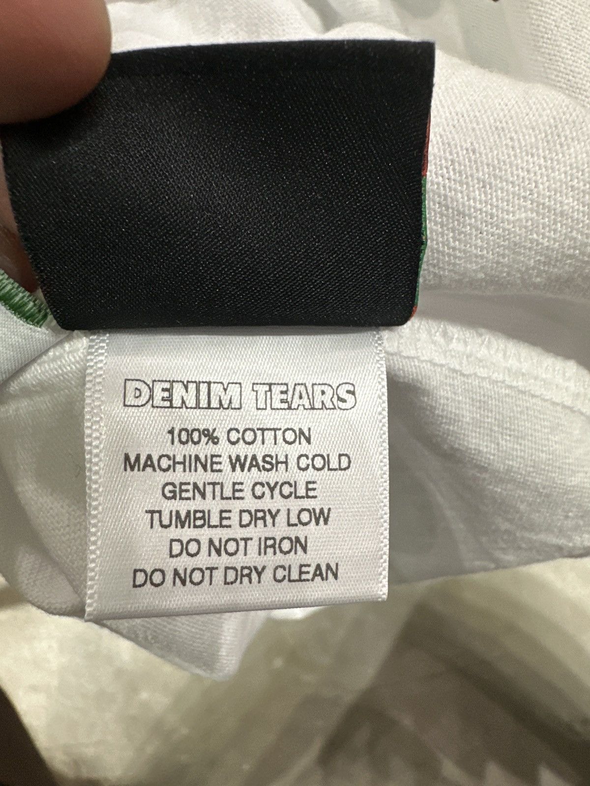 DENIM TEARS Denim Tears Floral Logo Tee (Sm) Size US S / EU 44-46 / 1 - 5 Thumbnail