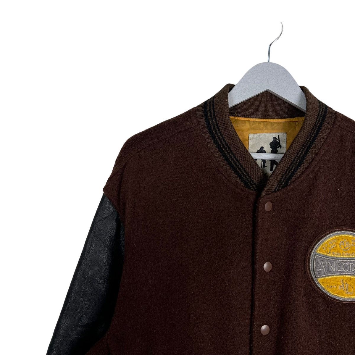 Japanese Brand 🔥 VINTAGE ANECDOTE VARSITY BOMBER JACKET Size US L / EU 52-54 / 3 - 7 Thumbnail