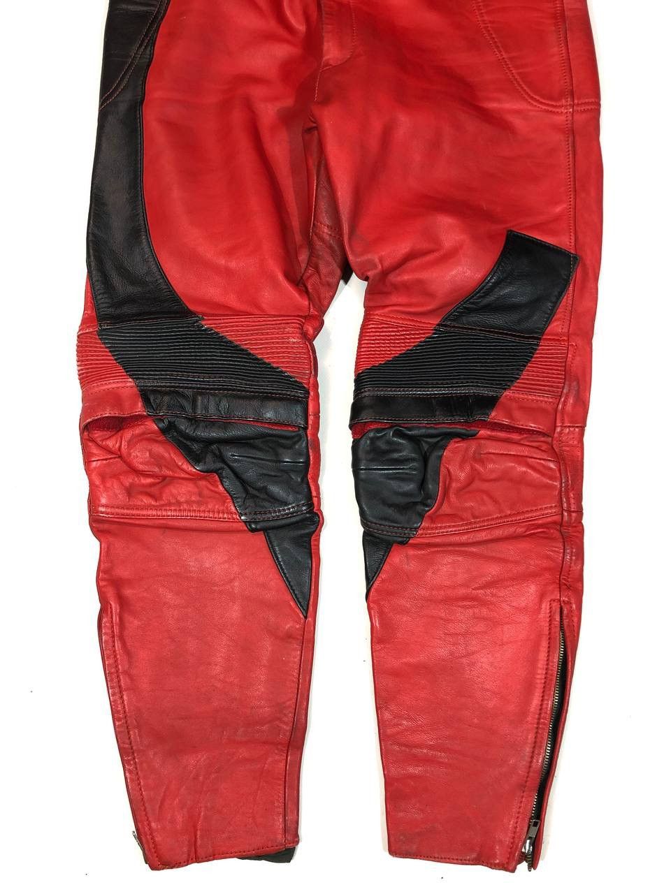Genuine Leather Louis Vintage Leather Moto Biker Pants Size US 36 / EU 52 - 3 Thumbnail