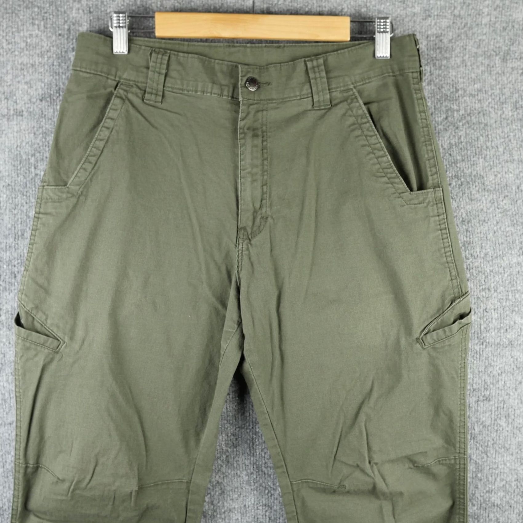 Dickies Dickies Pants Mens 32x32 Green Carpenter Canvas Stretch Ripstop Workwear Flex Size US 32 / EU 48 - 2 Thumbnail