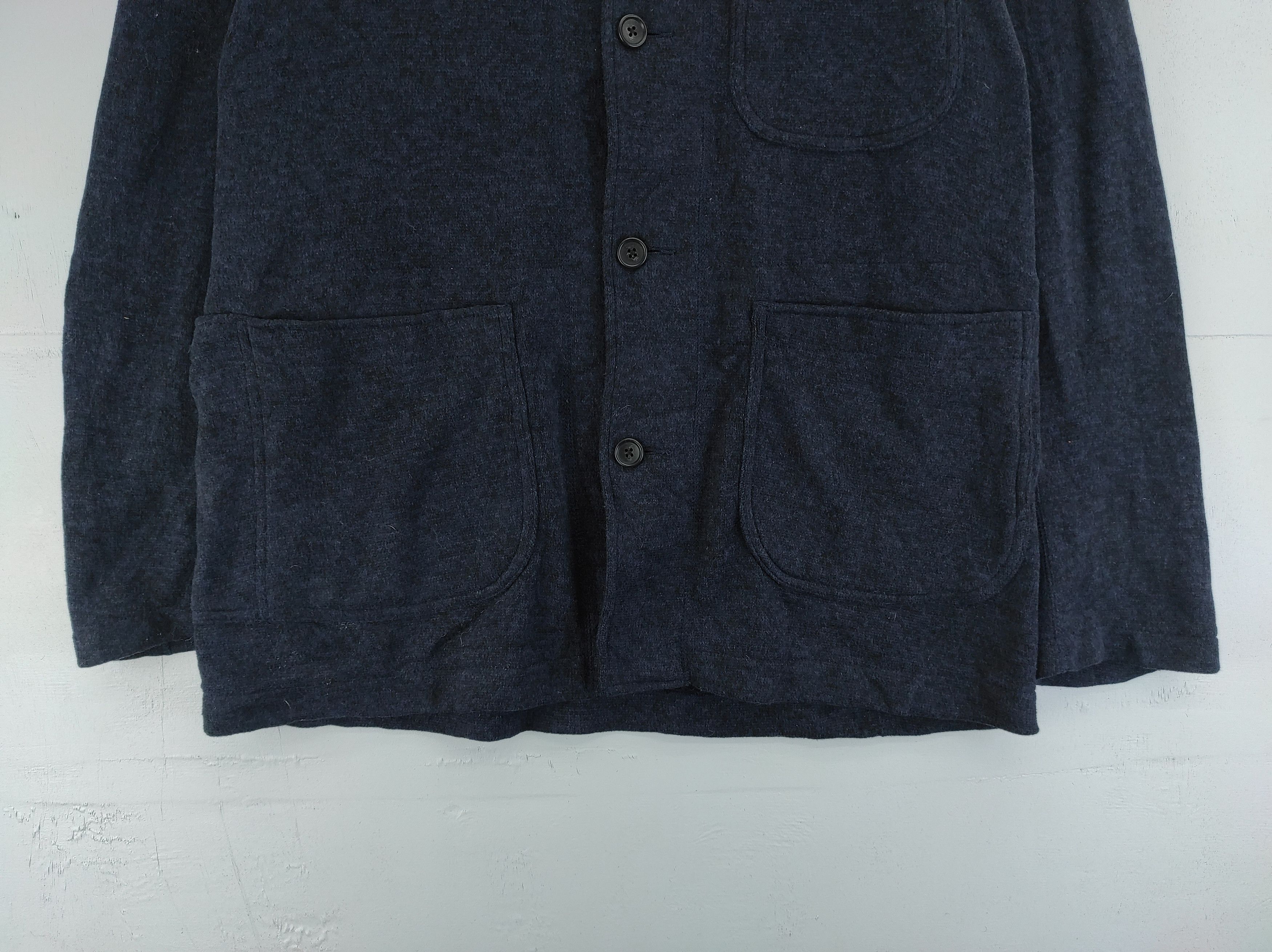 Engineered Garments × Japanese Brand × Uniqlo Uniqlo X Engineered Garments Shawl Collar Fleece Jacket Size US L / EU 52-54 / 3 - 5 Thumbnail