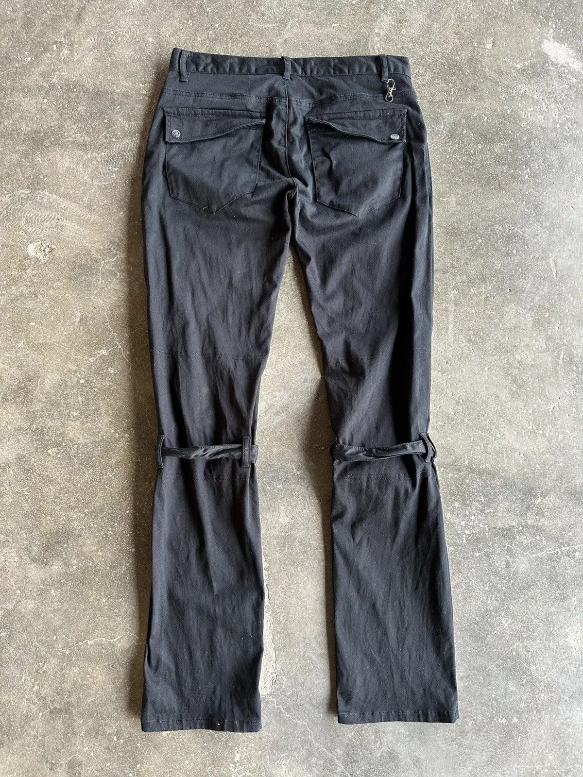 If Six Was Nine W31 L32 🔥 BONDAGE VINTAGE CLONE DEVGRU TROUSERS PUNK PANTS Size US 31 - 12 Thumbnail