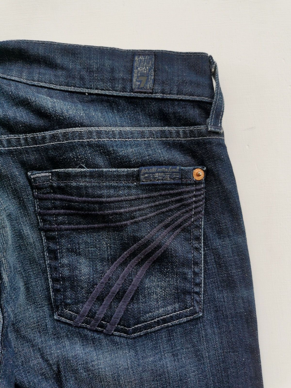 7 For All Mankind Flare Bootcut Dojo 7 For All Mankind Jeans Size 26" / US 2 / IT 38 - 10 Thumbnail