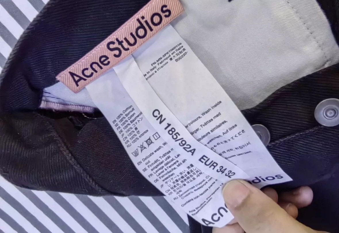Acne Studios Acne studios Mid-rise black jeans 2412-Nextarrow Size US 34 / EU 50 - 4 Thumbnail