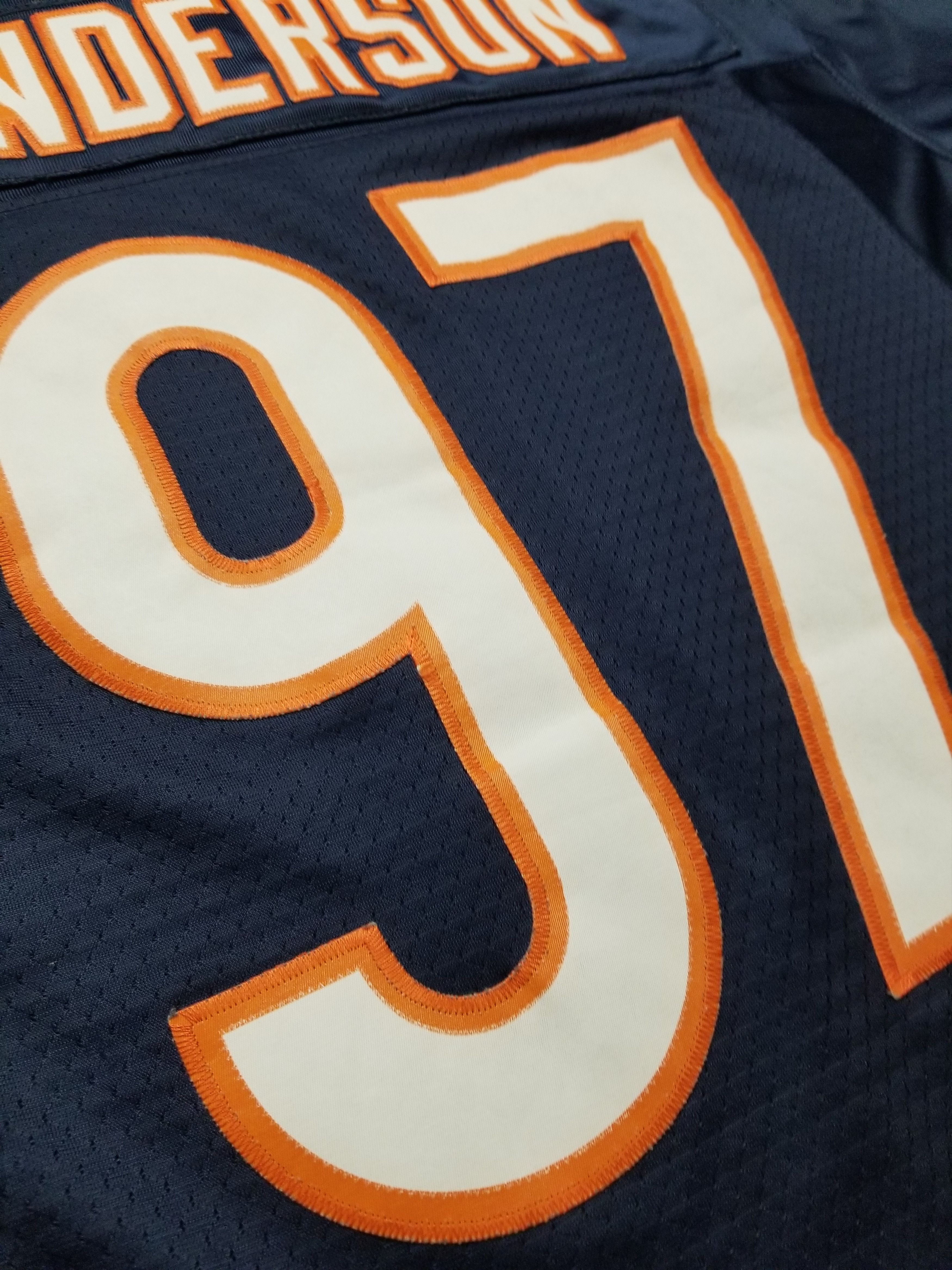 Reebok Chicago Bears Anderson #97 Embroidered NFL Football Jersey Size US S / EU 44-46 / 1 - 11 Thumbnail