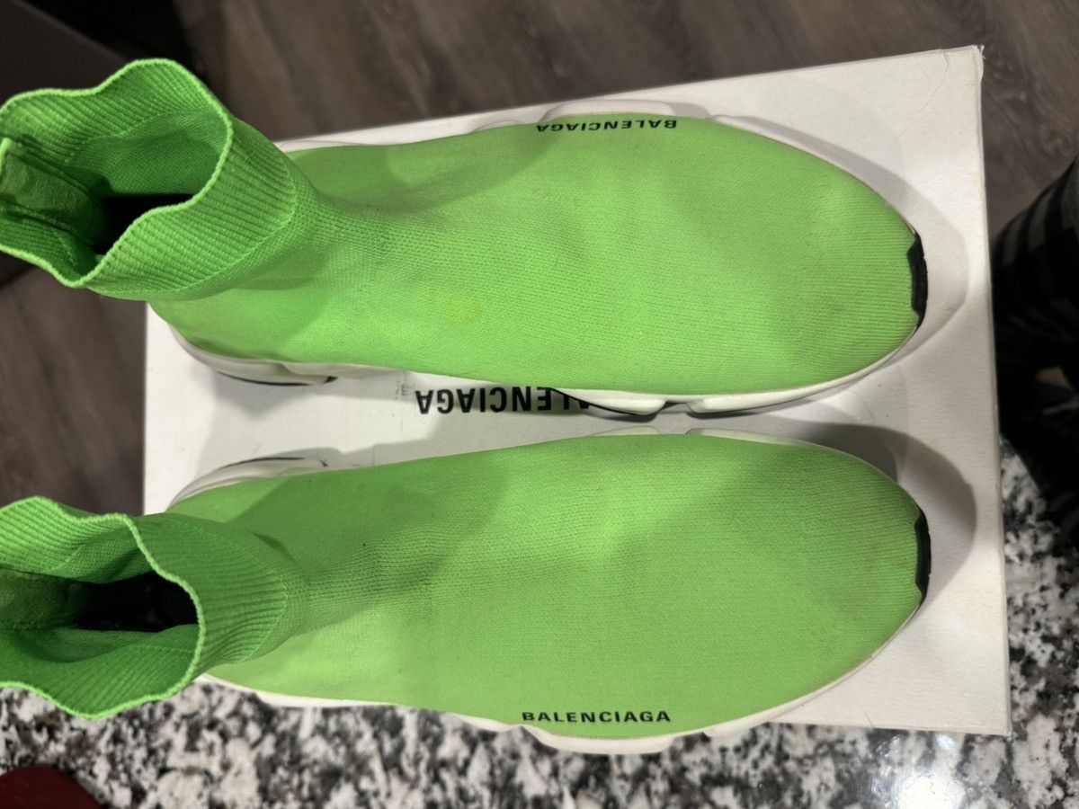 Balenciaga Balenciaga Speed Trainer Green Size US 11 / EU 44 - 9 Thumbnail