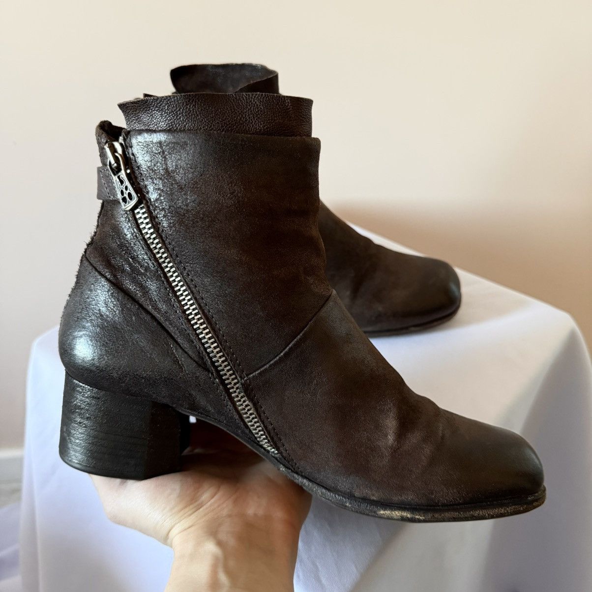 Dirk Bikkembergs AS 98 Airstep Vintage Ankle Straps Boots Rick Owens Vibe Size US 9 / IT 39 - 8 Thumbnail