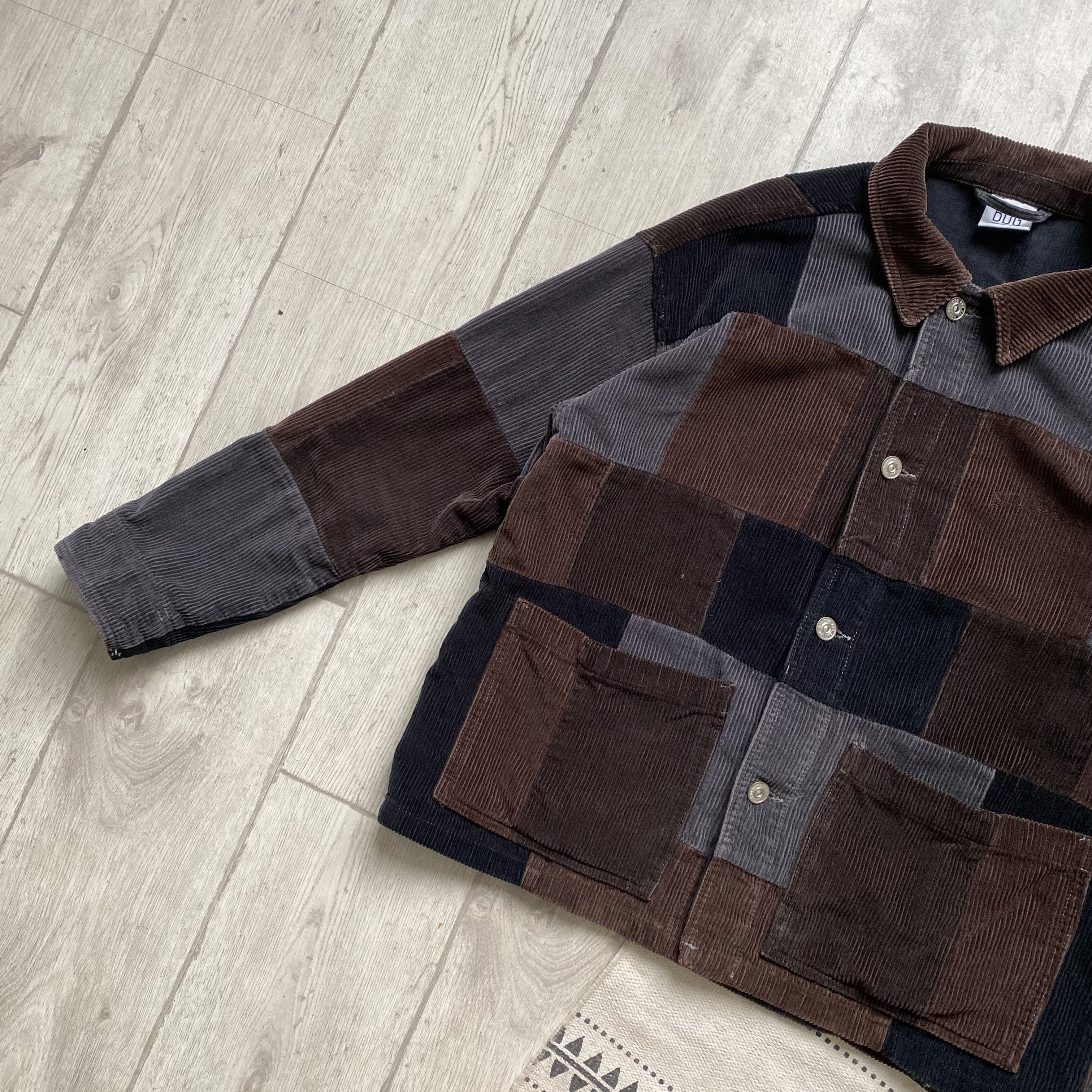Carhartt Corduroy patchwork jeans jacket chore Carhartt work style Size US M / EU 48-50 / 2 - 4 Thumbnail