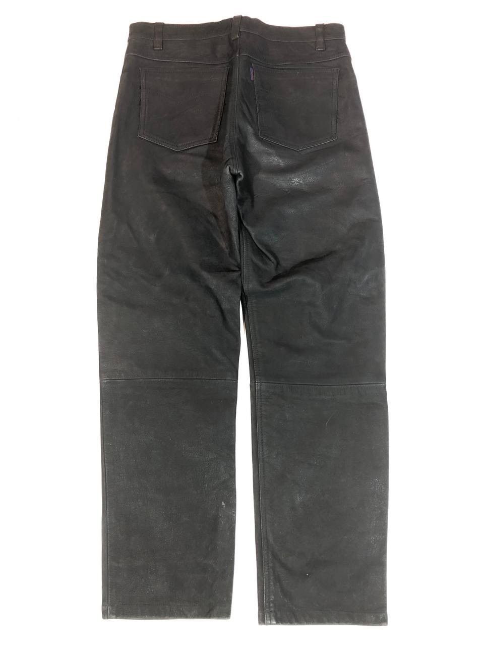 Leather × Vintage Off Set Vintage Leather Racing Moto Pants Size US 32 / EU 48 - 9 Thumbnail